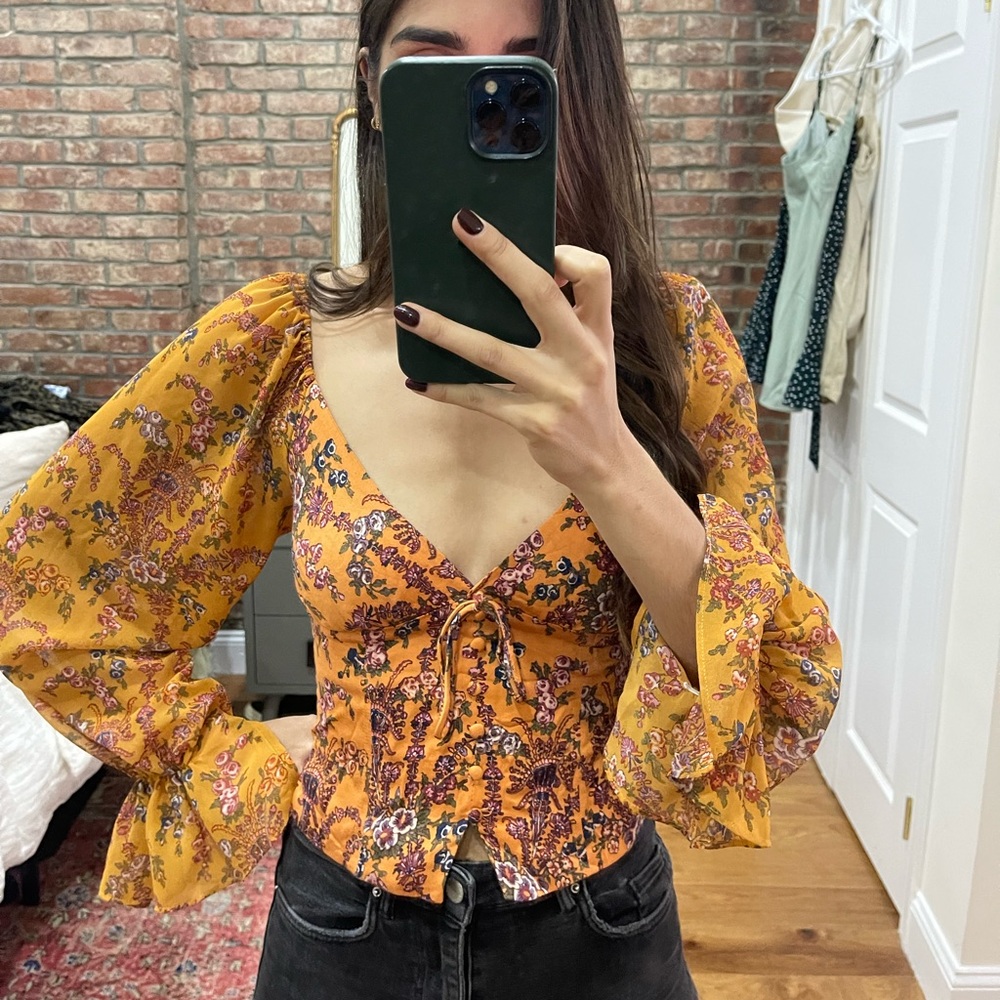 UO floral top